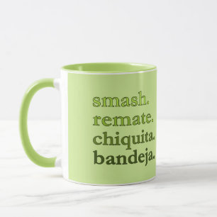 TASSE À CAFE PADEL – VIBES DE MOTS – VERT CITRON