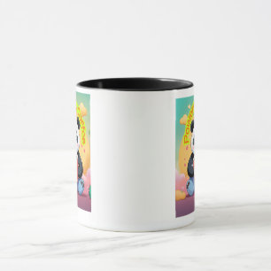 Tasse à café Panda Mignon – “Alimenté par le Café”