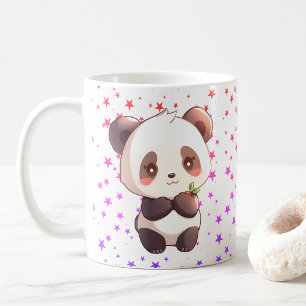 Tasse à café Panda Mignon, Tasse à motif étoile Ka
