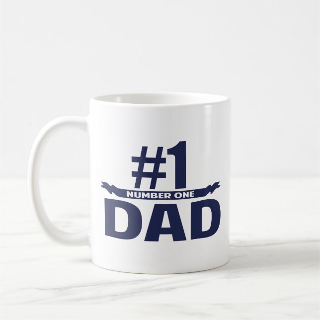 Tasse à café Papa numéro un (Gauche)