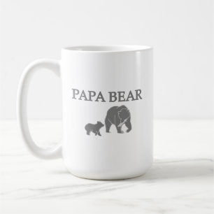 Tasse à café "Papa Ours" pêche avec son ourson
