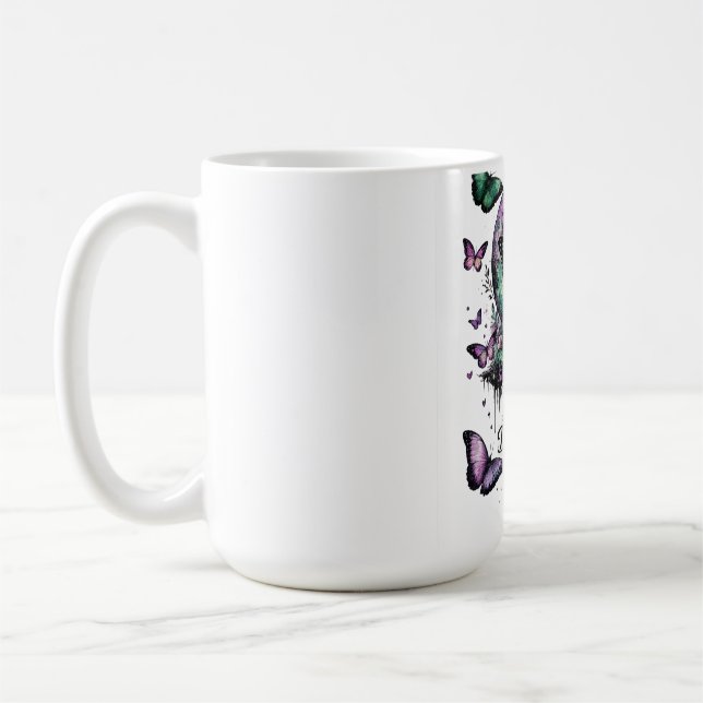 Tasse à café Papillon | Inspiration Florale Fairyc (Gauche)