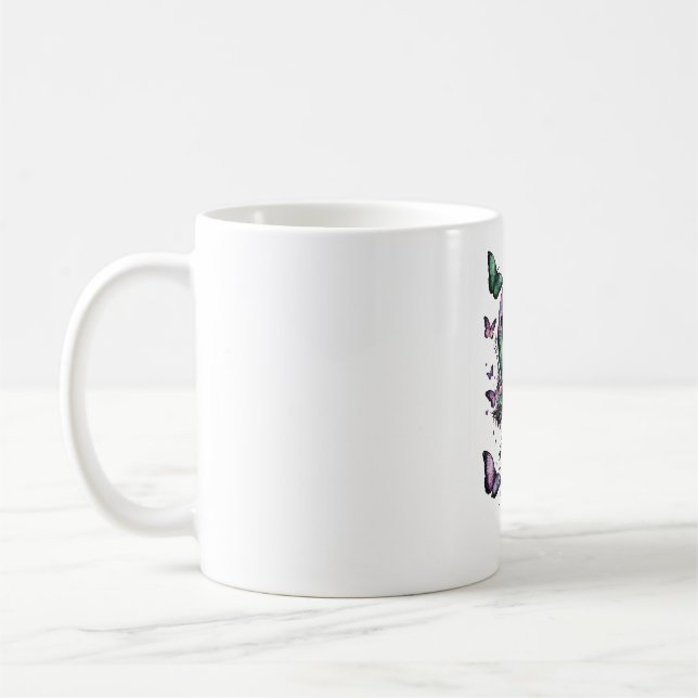 Tasse à café Papillon | Inspiration Florale Fairyc (Gauche)