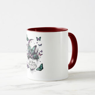 Tasse à café Papillon | Inspiration florale Fairyc
