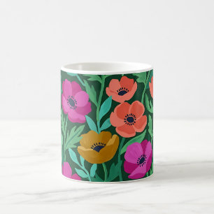 Tasse à café papillons Anémone Matisse Abstrait