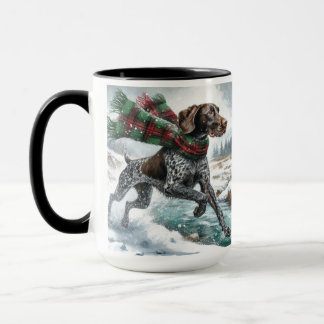 Tasse à café 'Par-dessus la rivière' pour Pointer