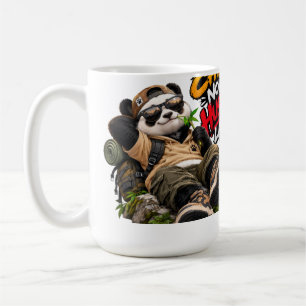 Tasse à café Paresseux Cool « Chill Now Hustle Lat