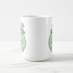 Tasse à café pastel Magicienne Grenouille Joueuse