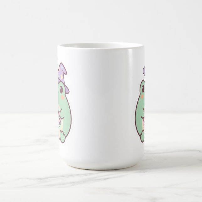 Tasse à café pastel Magicienne Grenouille Joueuse  (Centre)