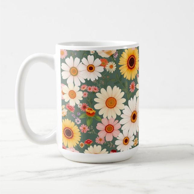 Tasse à café Pastel Wildflower  (Gauche)