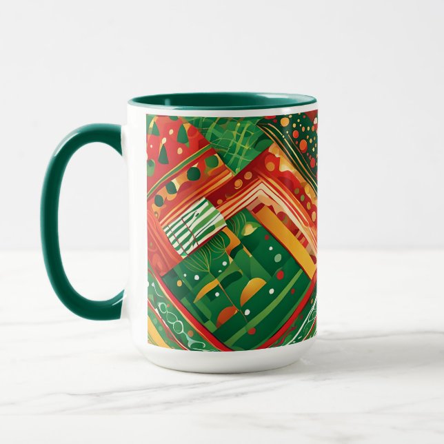 tasse à café patchwork fiesta (Gauche)