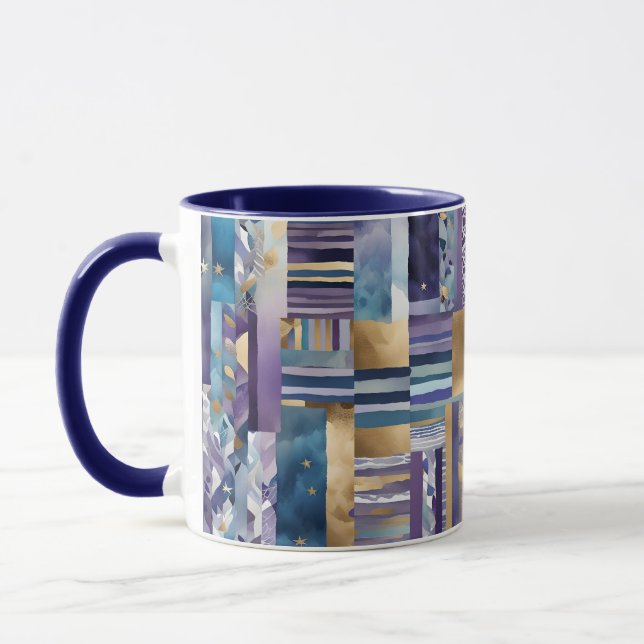 tasse à café patchwork quilt (Gauche)