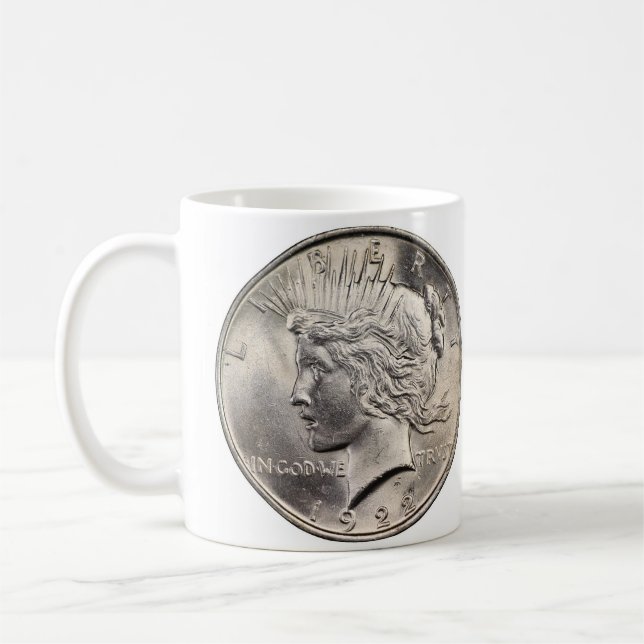 Tasse à café Peace Dollar (Gauche)