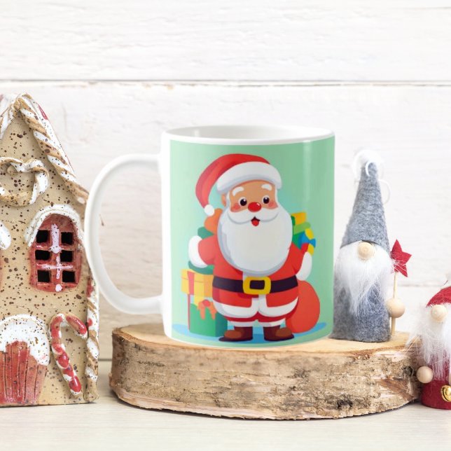 Tasse à café Père Noël joueur (Créateur téléchargé)