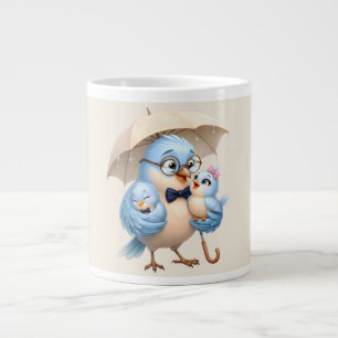 Tasse à café Père Oiseau Cadeau de famille
