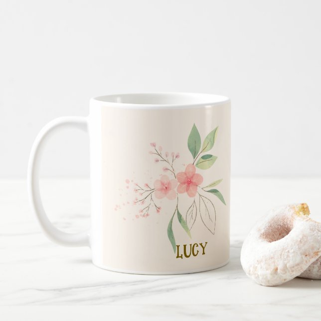 Tasse à café personnalisable | Cadeau idéal  (Avec donut)