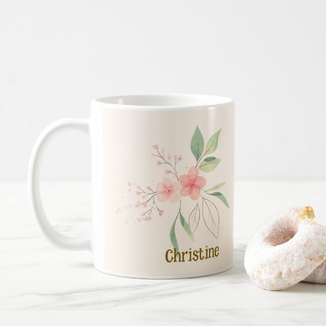 Tasse à café personnalisable | Cadeau idéal  (Avec donut)