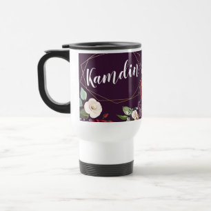 Tasse à café personnalisée 15 onces Plum Purple Ro