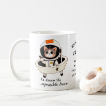 Tasse à café personnalisée astrocat