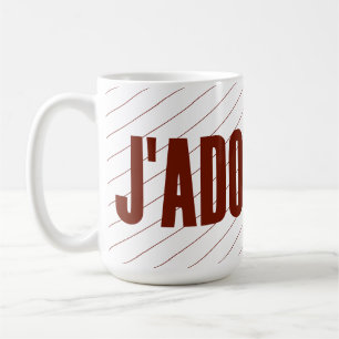 Tasse à café personnalisée au nom minimaliste