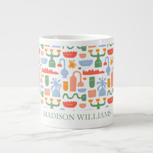 Tasse à café personnalisée au nom minimaliste