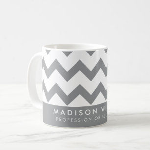 Tasse à café personnalisée au nom minimaliste