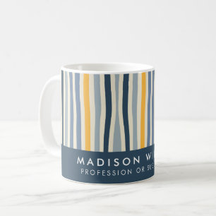 Tasse à café personnalisée au nom minimaliste