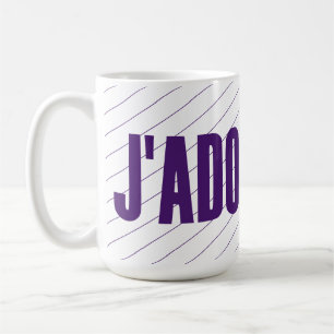 Tasse à café personnalisée au nom minimaliste