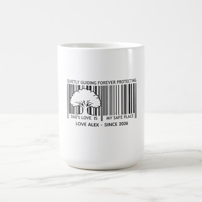 Tasse à café personnalisée avec code-barres pour l (Centre)