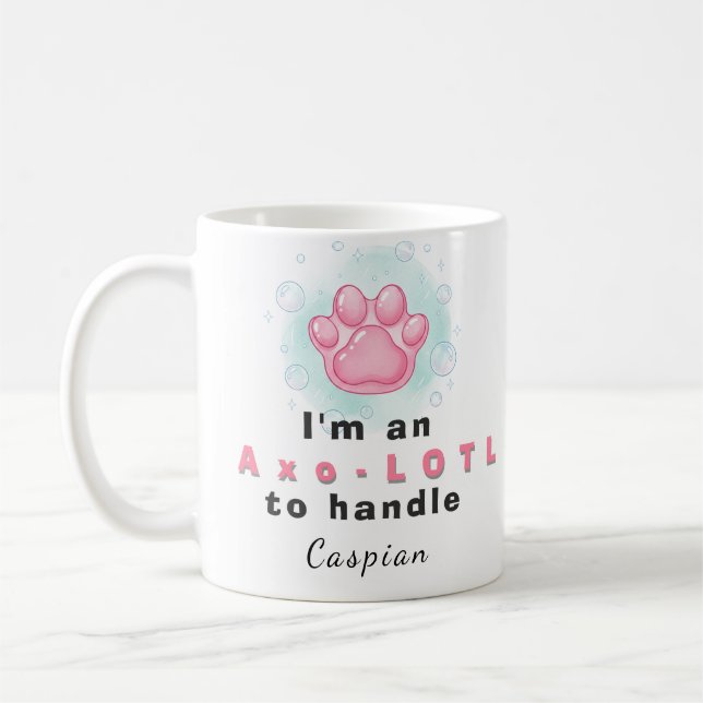 Tasse à café personnalisée avec empreinte de patte (Gauche)