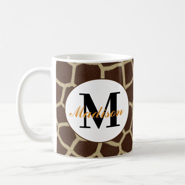 Tasse à café personnalisée avec impression d'anima (Gauche)