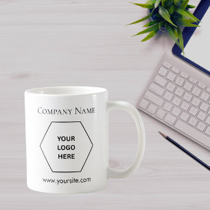 Tasse à café personnalisée avec logo d'entreprise