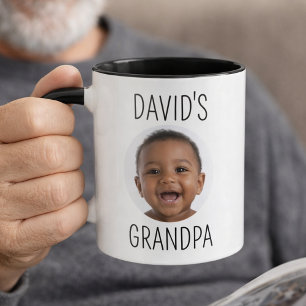 Tasse à café personnalisée avec photo de bébé et p