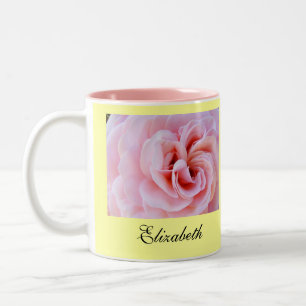 Tasse à café personnalisée Cadeau Tasses Rose rose