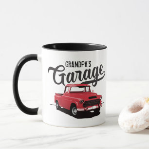 Tasse à café personnalisée camion vintage rouge