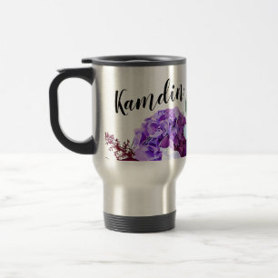 Tasse à café personnalisée de 15 onces Lavender Hi