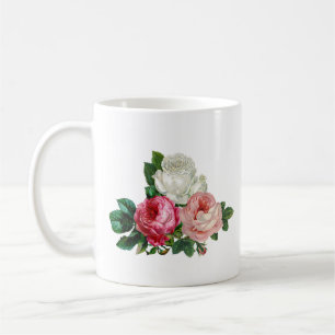 Tasse à café personnalisée roses roses Mère de la 