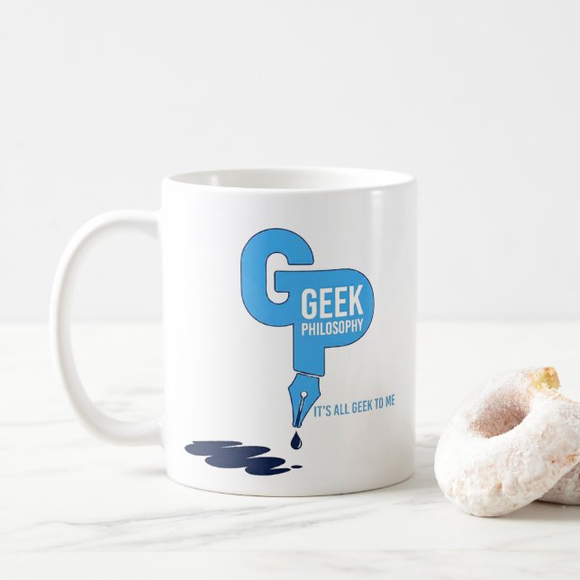 Tasse à café Philosophie Geek (Avec donut)
