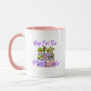 Tasse à café "Plant Lady" pour le jardinage