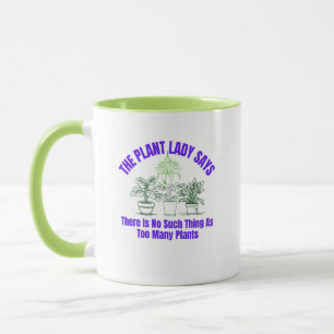 Tasse à café "Plant Lady" pour le jardinage
