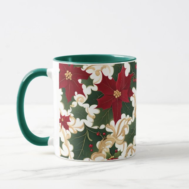 tasse à café plantes de noël à gogo (Gauche)
