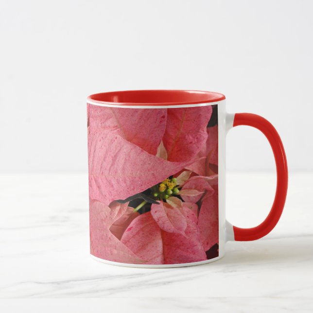 Tasse à café poinsettia de Noël (Droite)