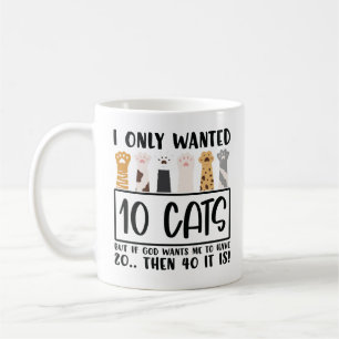 Tasse à café pour amateur de chats drôle - Je voul