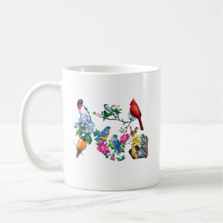 Tasse à café pour amateurs d'oiseaux