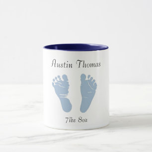 Tasse à café pour bébé pieds