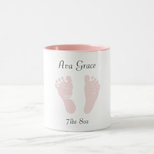 Tasse à café pour bébé pieds