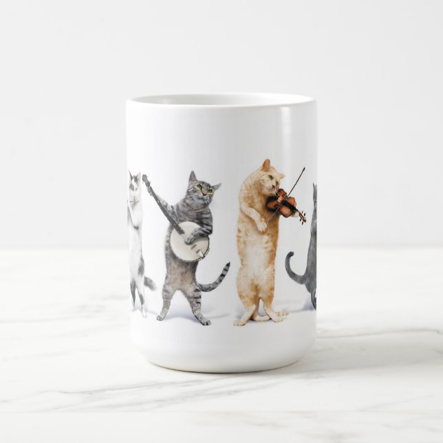 Tasse à café pour chat orchestre (Centre)