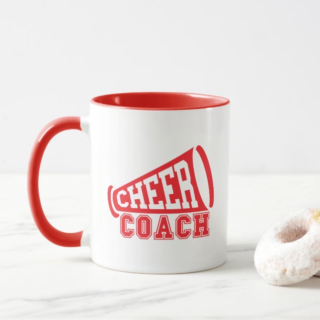 Tasse à café pour entraîneur de cheer (Avec donut)