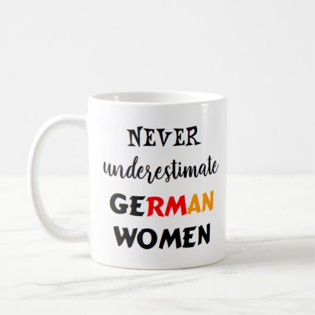 tasse à café pour femmes allemandes (Gauche)