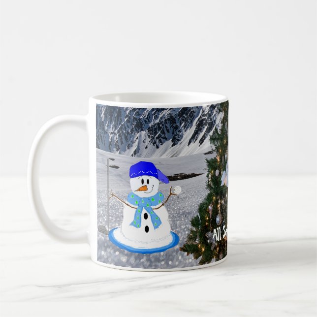 Tasse à café pour golfeur toutes saisons (Gauche)